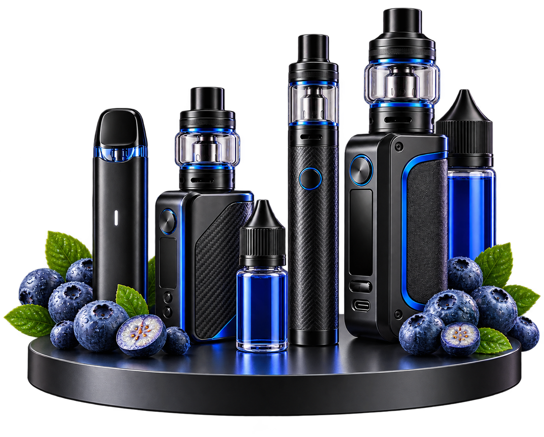 Blaubeere E-Zigaretten, Liquids und Aromen