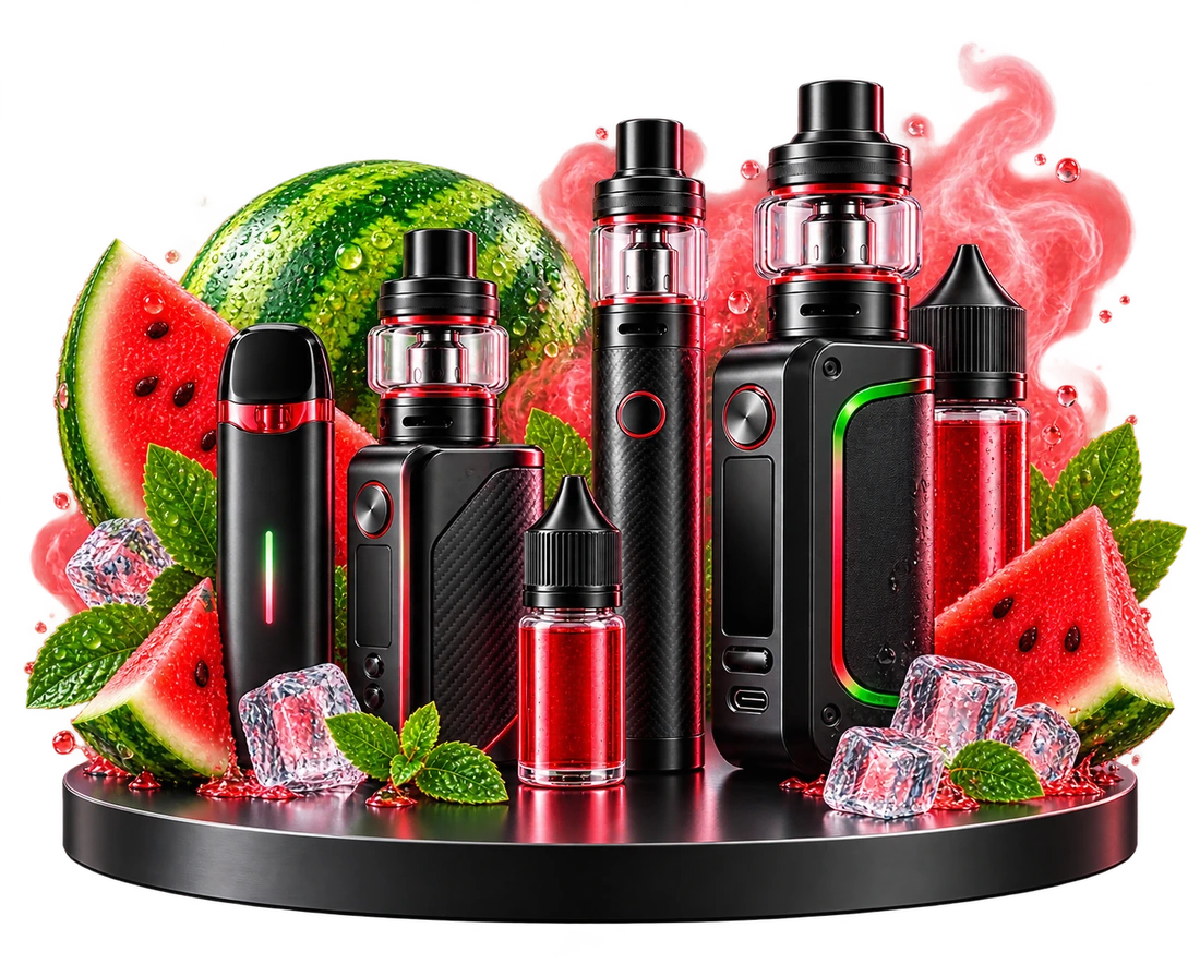 Wassermelone E-Zigaretten, Liquids und Aromen