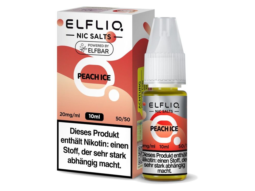 ELFLIQ Peach Ice Nikotinsalz Liquid
